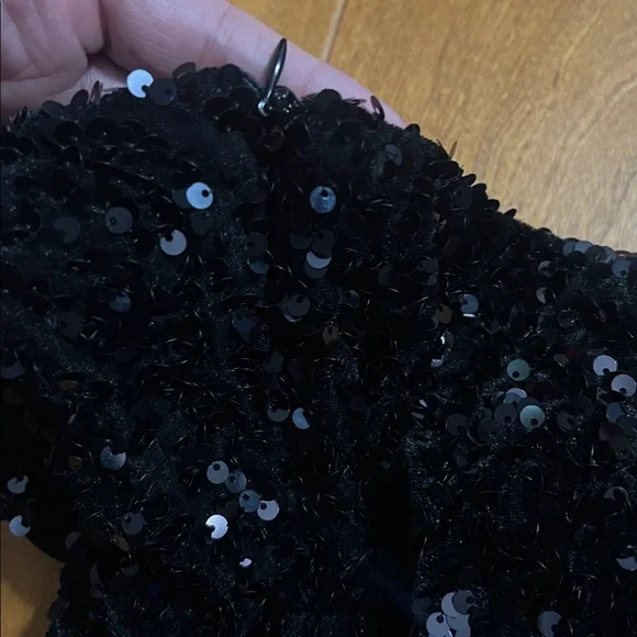 Forever 21 Sequins Mini Dress Size M Stretch Festive Holiday Party Cocktail GNO - Picture 10 of 10